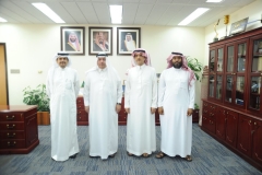 Board members with CEO of King Abdulaziz City for Science and Technology